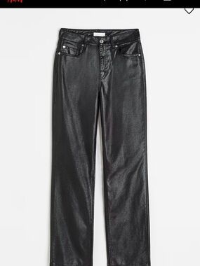 H&M COATED JEANS